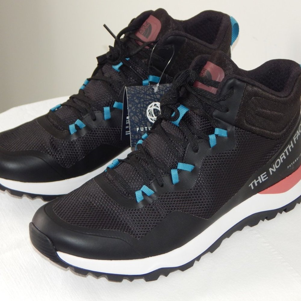 NEW Men The North Face Activist Mid FUTURELIGHT Waterproof Hiking Boots Black